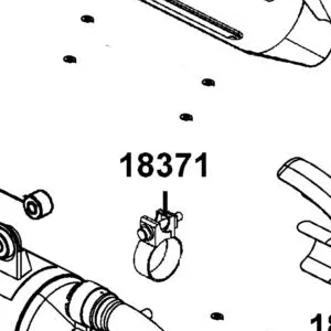 18371-LKM5-E00 BAND MUFFLER — diagram cutout
