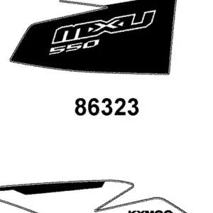 86323-AKG9-E00-T03 STRIPE R SIDE COVER — diagram cutout