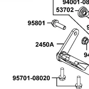 2450A-LKM5-E00 OPP SHIFT ASSY — diagram cutout