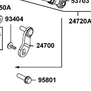 24700-LKM5-E00 STAY SHIFT GUIDE — diagram cutout