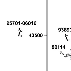 43500-AFE6-E00 MASTER CYLINDER ASSY FOOT — diagram cutout
