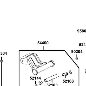 54400-AEC8-E00-N8S CONTROL ARM ASSY UPPER R — diagram cutout