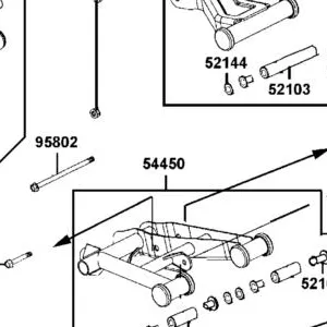 54450-ALC1-E01-N8S CONTROL ARM ASSY LOWER R — diagram cutout
