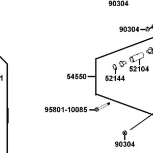 54550-ALC1-E01-N8S CONTROL ARM ASSY LOWER L — diagram cutout