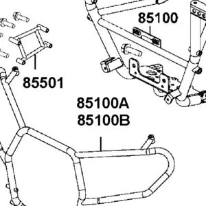 85100-AGA8-Y00 PIPE COMP FR. BUMPER — diagram cutout