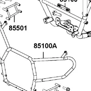85100-AGA8-Y01-MFS PIPE COMP FR. BUMPER — diagram cutout