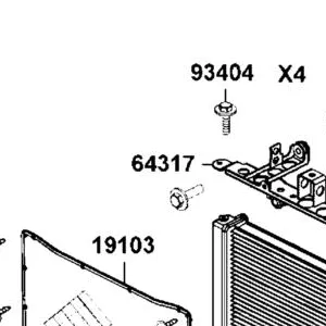 64317-AGA8-E00 BRKT RADIATOR UPPE — diagram cutout