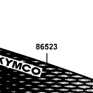86523-AGA9-M30-T03 STRIPE L FENDER FR — diagram cutout