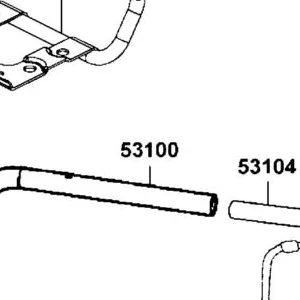 53100-AGA8-M00 HANDLE PIPE STRG — diagram cutout