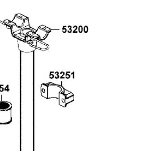 53200-ALC1-E00 POST STEERING — diagram cutout