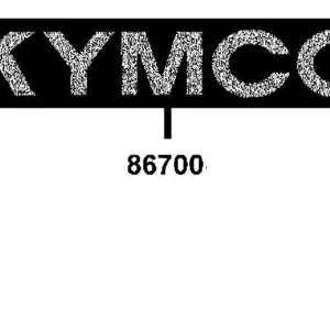 86700-LCA4-M30-T03 STRIPE LOGO KYMCO — diagram cutout