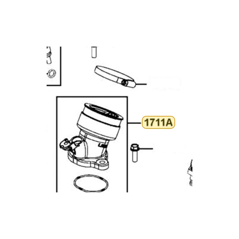 1711A-LKM5-E00 PIPE ASSY INLET — diagram cutout