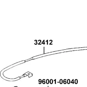 32412-LKM5-E00 CABLE EARTH — diagram cutout