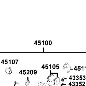 45100-ALC1-E00-R8A CALIPER ASSY FR BRK-RH — diagram cutout