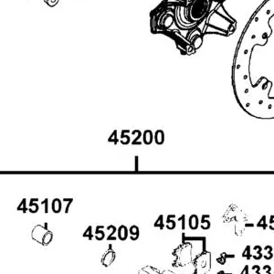 45200-ALC1-E00-R8A CALIPER ASSY FR BRK-LH — diagram cutout