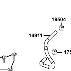 16911-LKM5-900 TUBE FUEL — diagram cutout