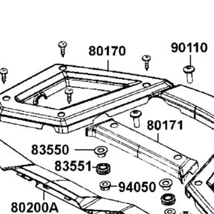 80170-AGA8-E00-N1R PANEL.REAR RACK (Black) — diagram cutout