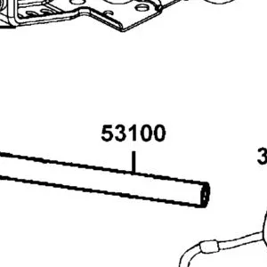 53100-LKM5-900 HANDLE PIPE STEERING — diagram cutout
