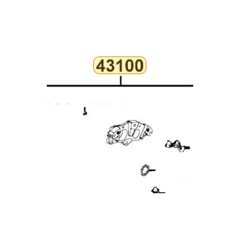 43100-LFE9-900 CALIPER ASSY RR BRK — diagram cutout
