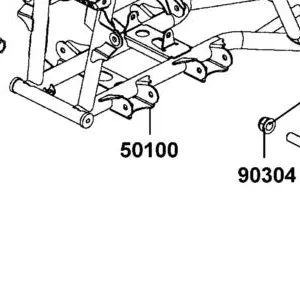 50100-LKM5-900 BODY COMP FRAME — diagram cutout