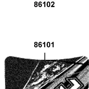 86101-LKM5-M30-T06 STRIPE FR PANEL — diagram cutout