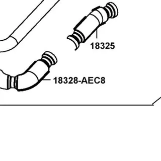 18328-AEC8-E00 PROTECTOR D EXH PIPE — diagram cutout