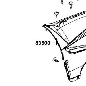 83500-AGA8-E00-KER PANEL RH SIDE — diagram cutout