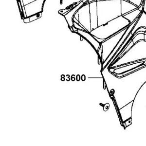 83600-AGA8-E00-YSR PANEL.LH SIDE ( YELLOW OCHRE ) — diagram cutout