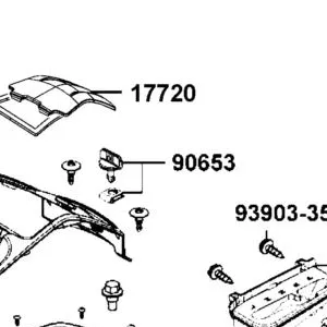 17720-AGA8-600-JJP LID STORAGE BOX — diagram cutout