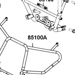 85100-AGA9-M07-MAS PIPE COMP FR BUMPER — diagram cutout