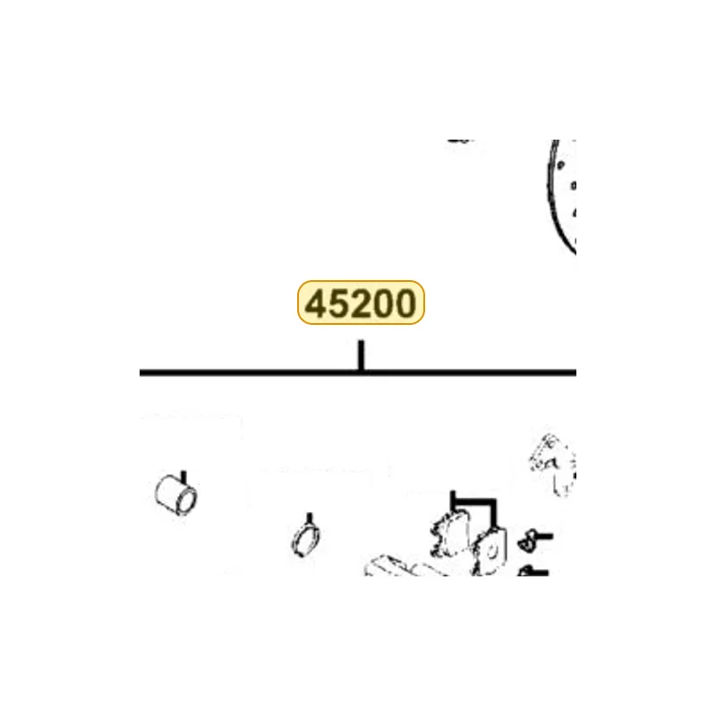 45200-ALC1-E00-EBA CALIPER ASSY FR BRK-LH — diagram cutout