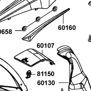 60107-ALC1-600-VEP LID L TOOL BOX — diagram cutout