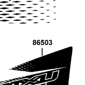 86503-AGA8-M30-T02 STRIPE R FR FENDER — diagram cutout