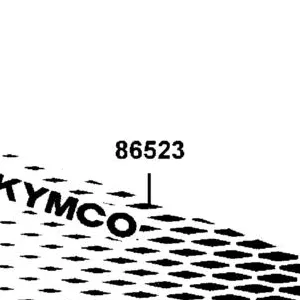 86523-AGA8-M30-T02 STRIPE L FENDER FR — diagram cutout