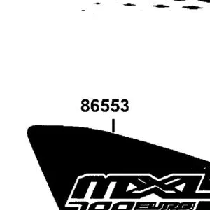 86553-AGA8-M30-T02 STRIPE C L FR FENDER — diagram cutout