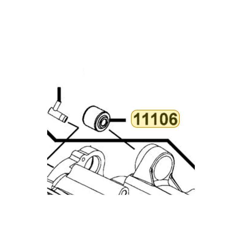 11106-KKE5-900 COLLAR ENGINE HANGER — diagram cutout