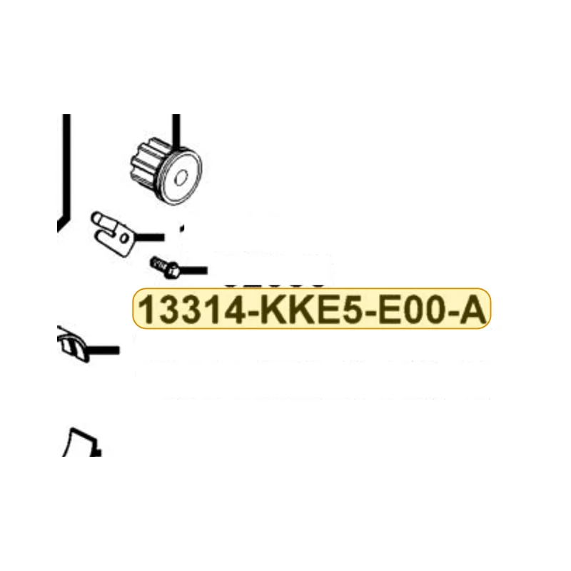 13314-KKE5-E00-A BRG CRANK SHAFT A(BROWN/2.5-0.007~0.011) — diagram cutout