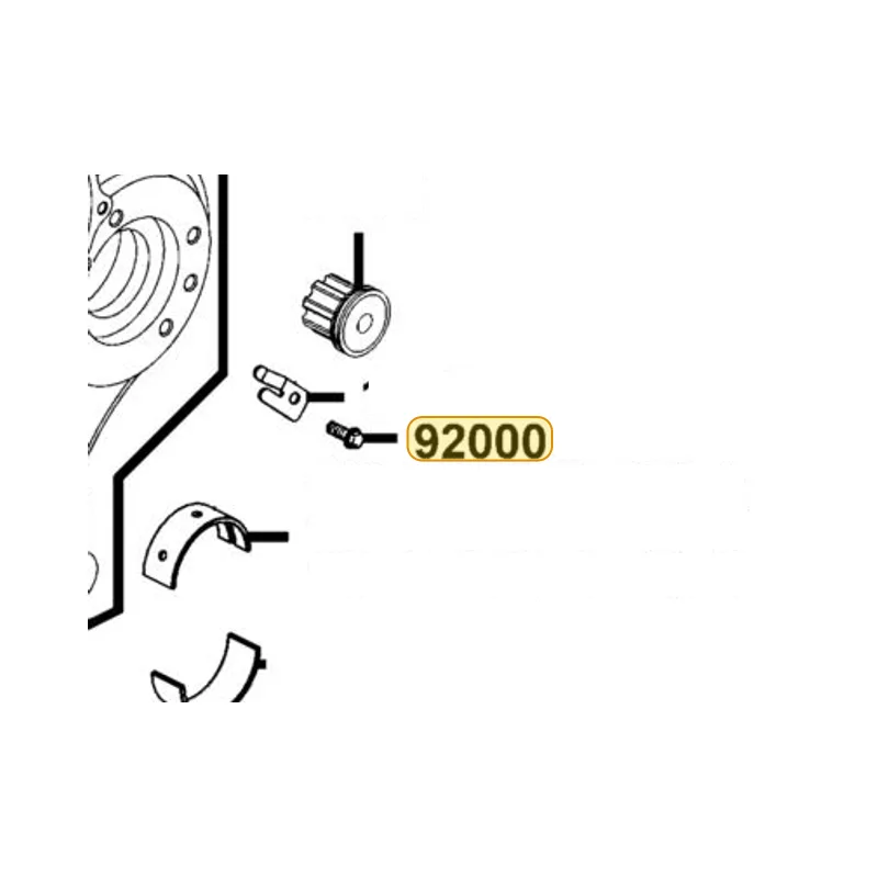 92000-06016-0G BOLT HEX 6*16 — diagram cutout