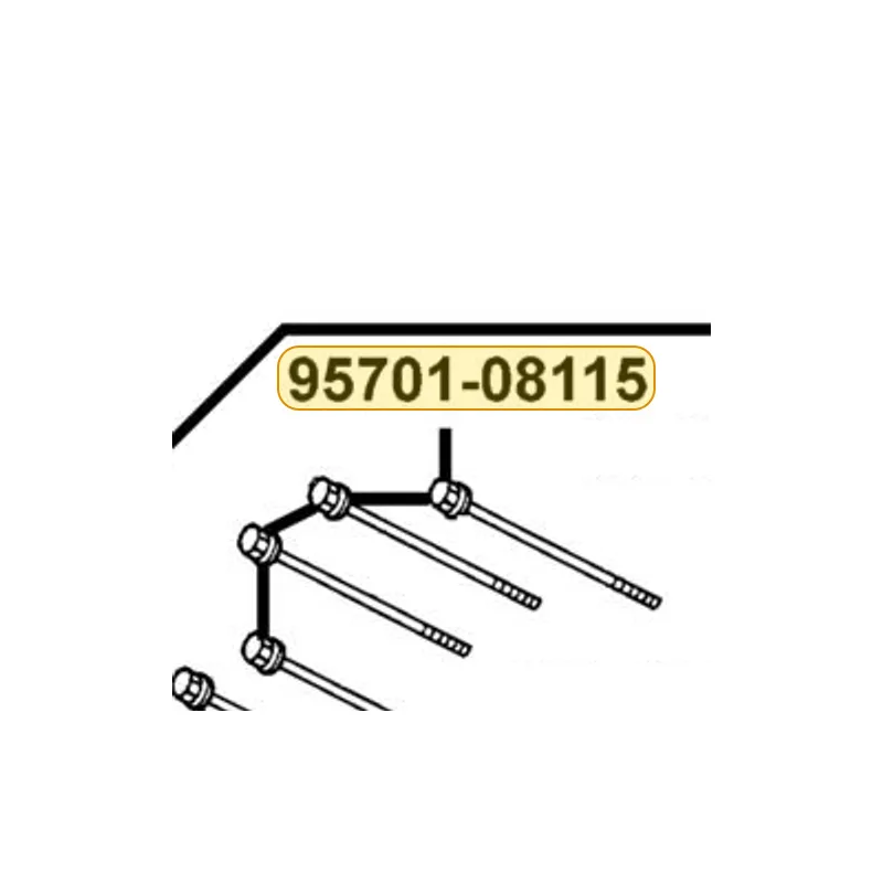 95701-08115-06 BOLT FLANGE 8*115 — diagram cutout