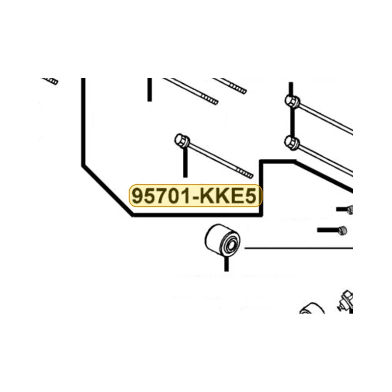 95701-KKE5-E00 BOLT FLANGE 8*95 — diagram cutout