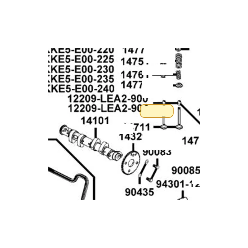 12209-LEA2-900 SEAL VALVE STEM — diagram cutout