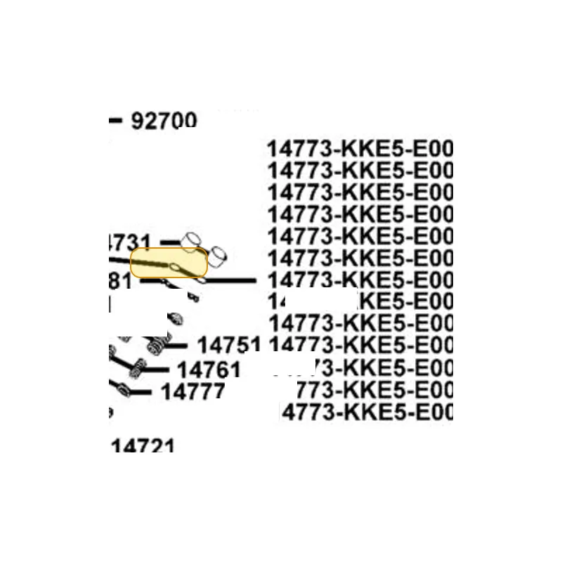 14731-KKE5-E00 LIFTER VALVE — diagram cutout
