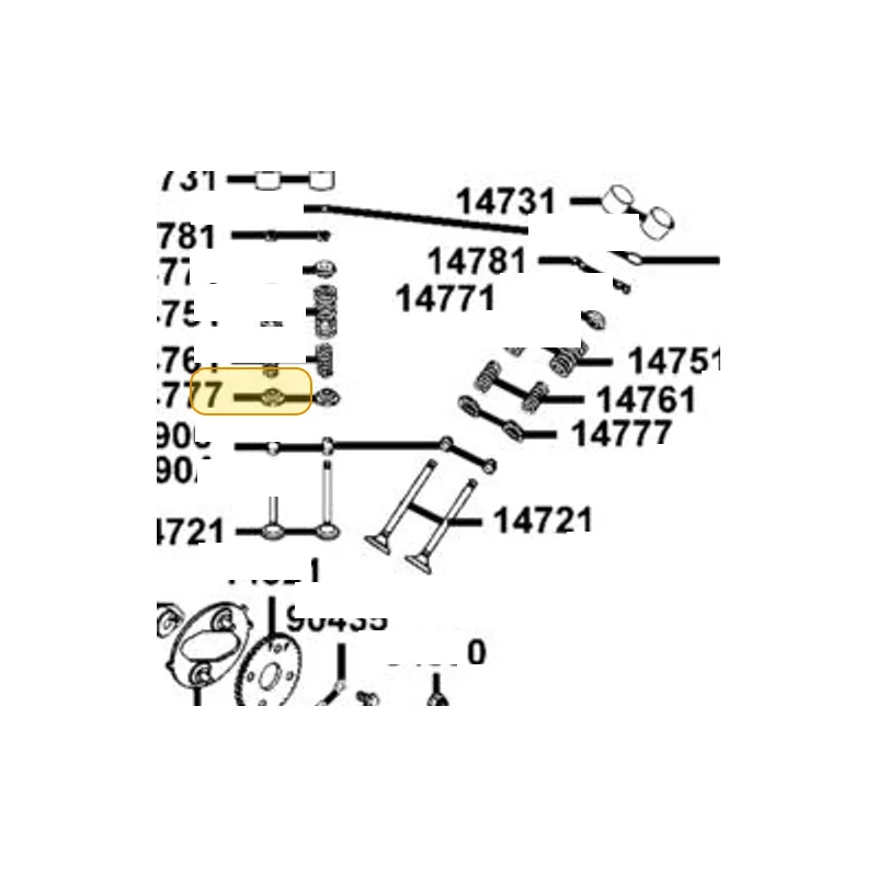 14761-KKE5-E00 SPRING VALVE INNER — diagram cutout