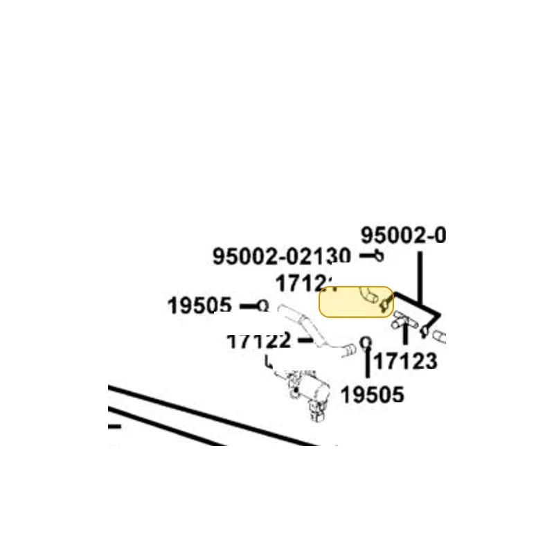 17121-KKE5-E00 TUBE A ISC — diagram cutout