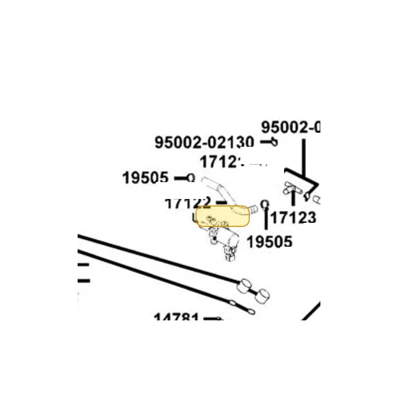 17122-KKE5-E00 TUBE B ISC — diagram cutout