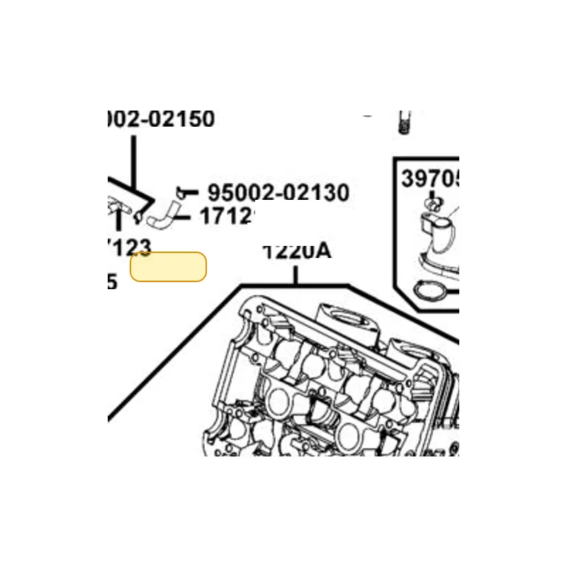 17123-KKE5-E00 JOINT 3 WAY — diagram cutout
