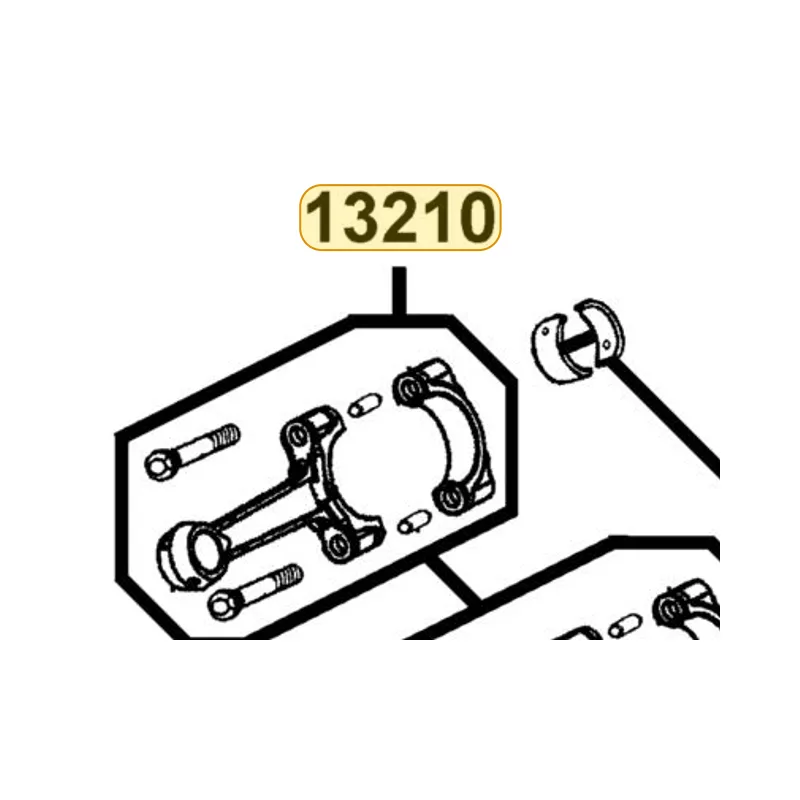 13210-KKE5-900 CONN ROD ASSY — diagram cutout