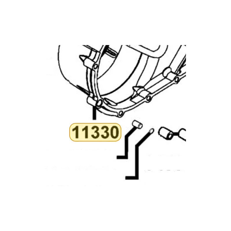11330-KKE5-E01 COVER RIGHT CRANK CASE — diagram cutout