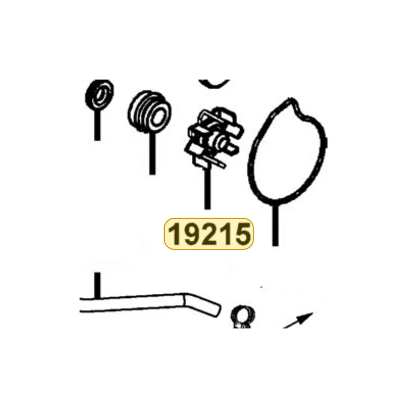 19215-KKE5-E00 IMPELLER WATER PUMP — diagram cutout