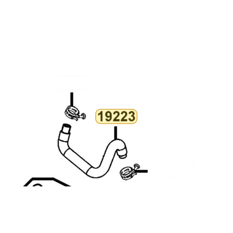 19223-KKE5-E00 WATER HOSE — diagram cutout